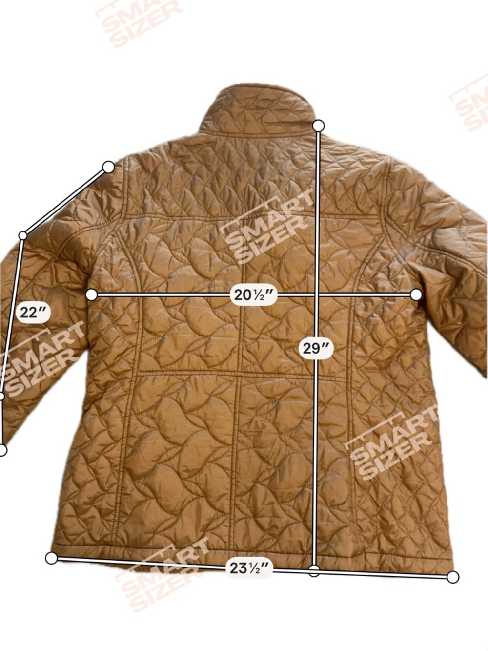 Lands' End Women's Jacket, Size Large, Brown - Picture 4 of 7